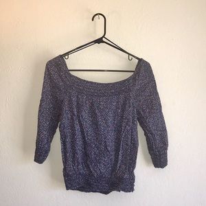 Floral pattern H&M crop top. Size S.